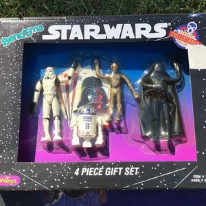 Retro Star Wars Limited Edition Set of 4 Bend-ems Figures